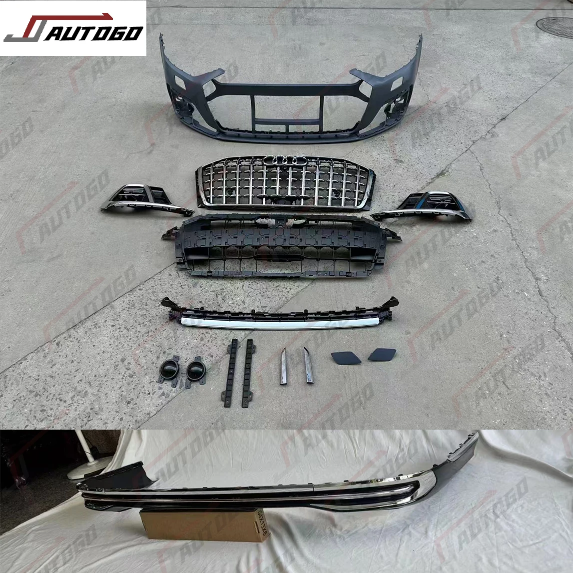 Auto Modification Conversion Facelift Refit Retrofit Old to New Body Kit for Audi A8 A8L D5 2018-2022 Upgrade to 2023 D5PA Horch