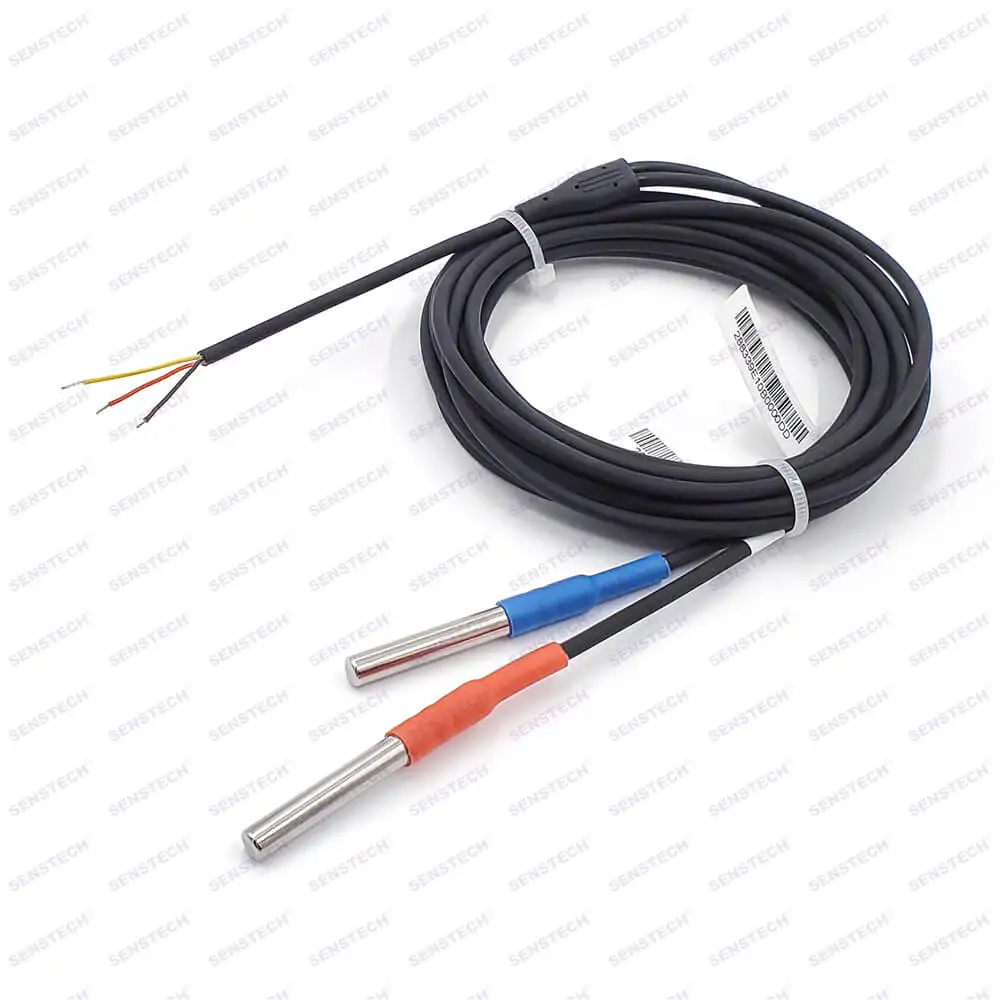 Stainless Steel Probe Ds18b20 Temperature Sensor Rolling Groove Digital Temperature Sensor Buy