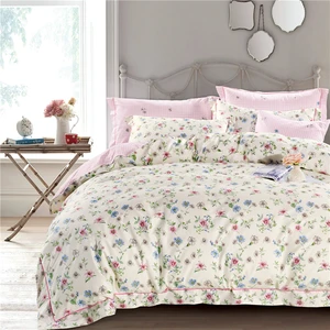 KOSMOS Woven Flat Bed Sheet Set with Pillow Cover Super King Queen Single Double Size Printed Plain Solid Soft