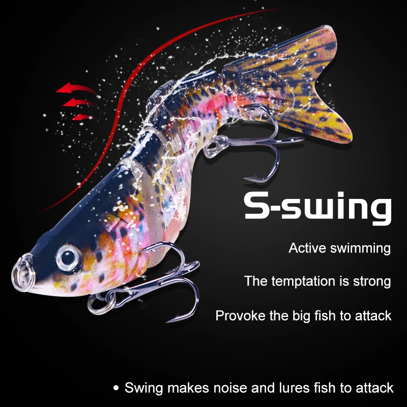 Wholesale Multi Jointed Fishing Lures Segmented Swimbait Hard Plastic  Fishingbait| Alibaba.com