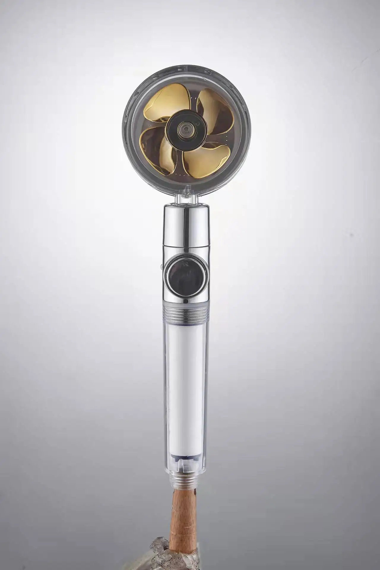 High Pressure Handheld Hand Turbo Fan Filter Hand Shower Shower Head