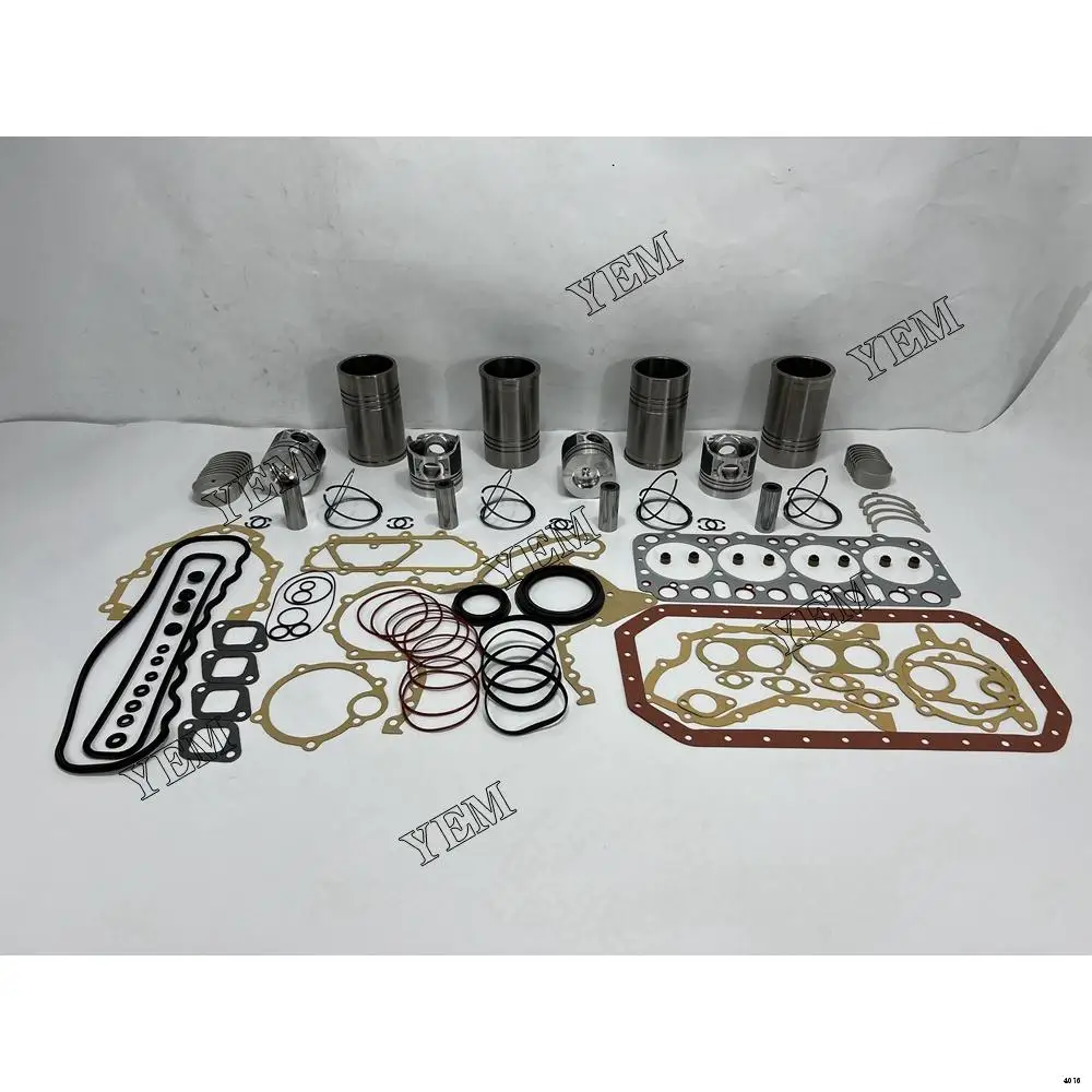 FD33 Rebuild Kit With Cylinder Gasket Kit Piston Rings Liner Bearings for Nissan