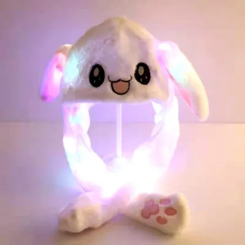 topi bunny hat led