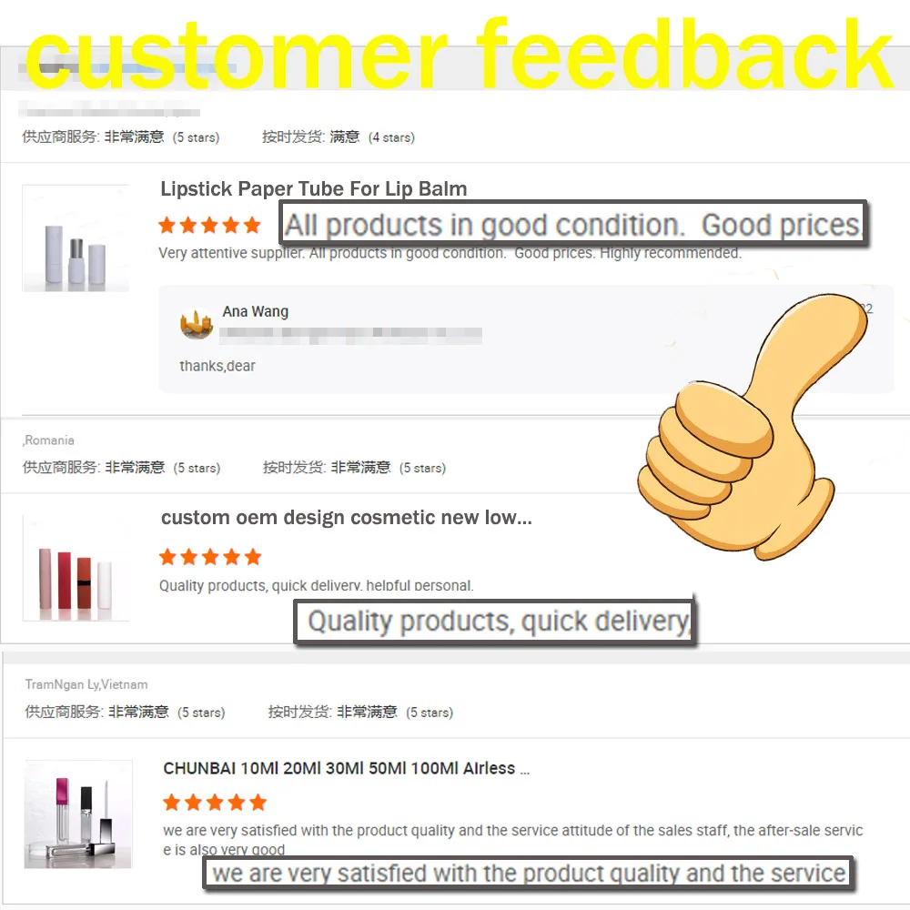 Private Label Luxury clear square Custom Empty 7ml 10ml Led Light Plastic Lip Gloss Tube with Mirror Lip Gloss Container Tube