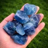 Piedra en Bruto de Fluorita Azul