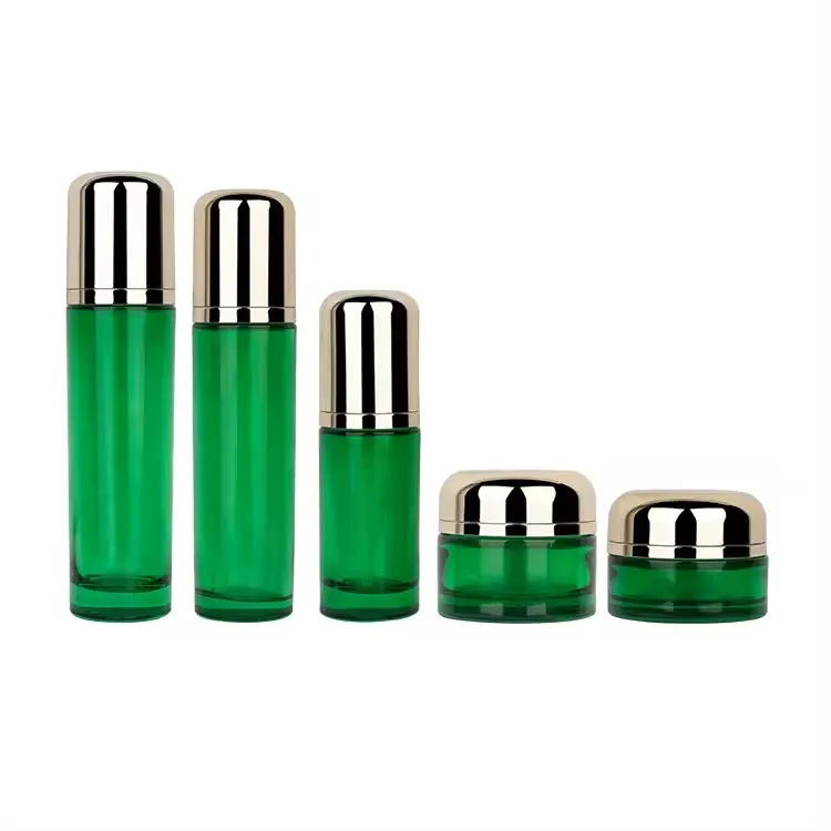 Customized 30g 50g 40ml 100ml 120ml glass serum cosmetic packaging supplier hot sale luxury cosmetic set