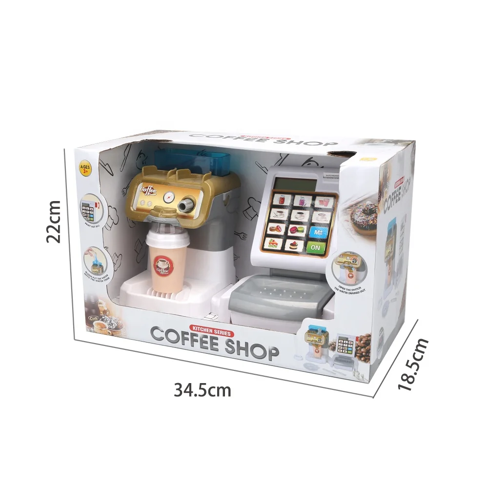 44 PCS Macchina Caffe Giocattolo,Negozio Giocattolo per Bambini