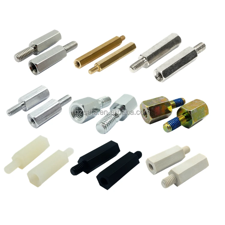 Aluminum Malefemale Threaded Hex Standoff Spacers M2.5 M3 M4 M5 M6 M8