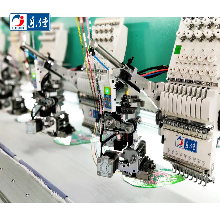 Lejia Sequins Computerized  High Speed Cheap Embroidery Machines