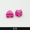 Rose red - 2#width about 2cm - heart-shaped