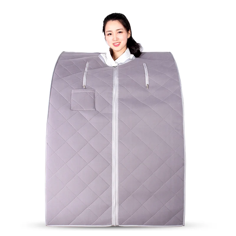 Портативная сауна с дальним инфракрасным излучением для одного человека, домашняя спа-Детокс-терапия, напольная Подушка с подогревом (желтая)