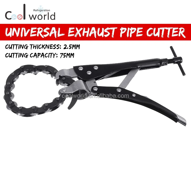 Heavy Duty Chain Pipe Cutter Locking Pliers Car Exhaust Pipe Wrench