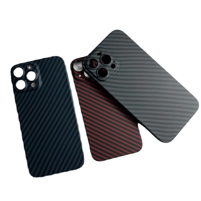 Funda de teléfono de fibra de carbono Laudtec LX279 con diseño atmosférico de moda, simple, ligera y anti-caída para iPhone 16 15 14 13 12PROMAX  