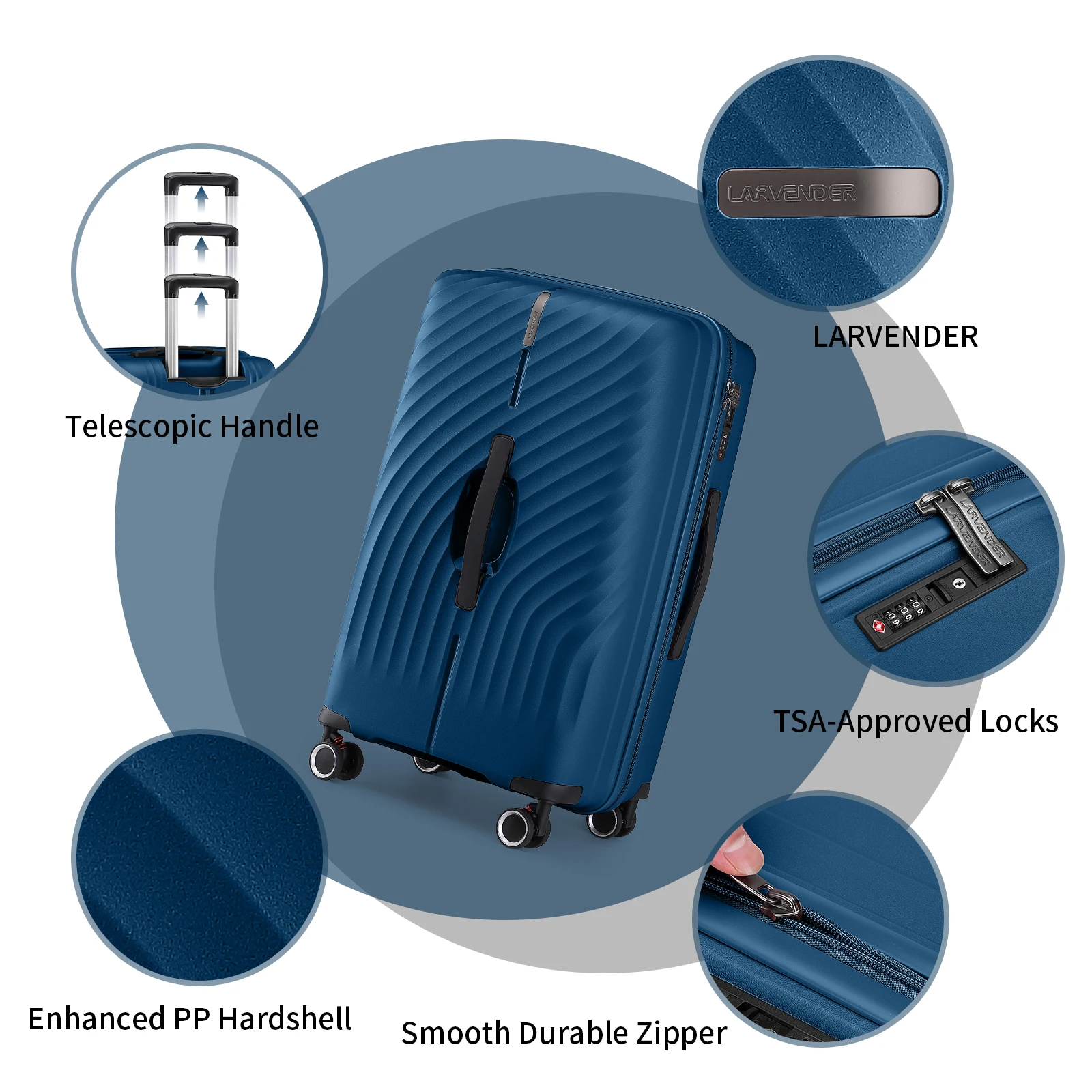 LEAVESKING  Designers Brand Suitcases Set Valise De Voyage Trolley Bag Vintage Suitcase Travel Bags Luggages Set