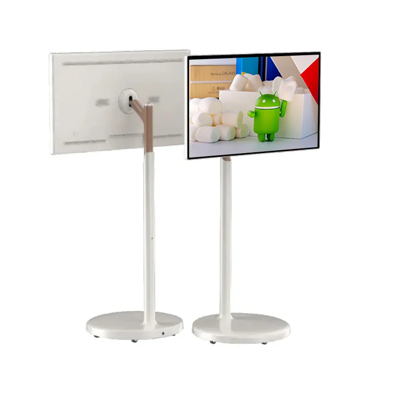 27 inch Android 13 lcd advertising display floor smart screen LCD smart display screen digital signage and display digital Stand manufacture