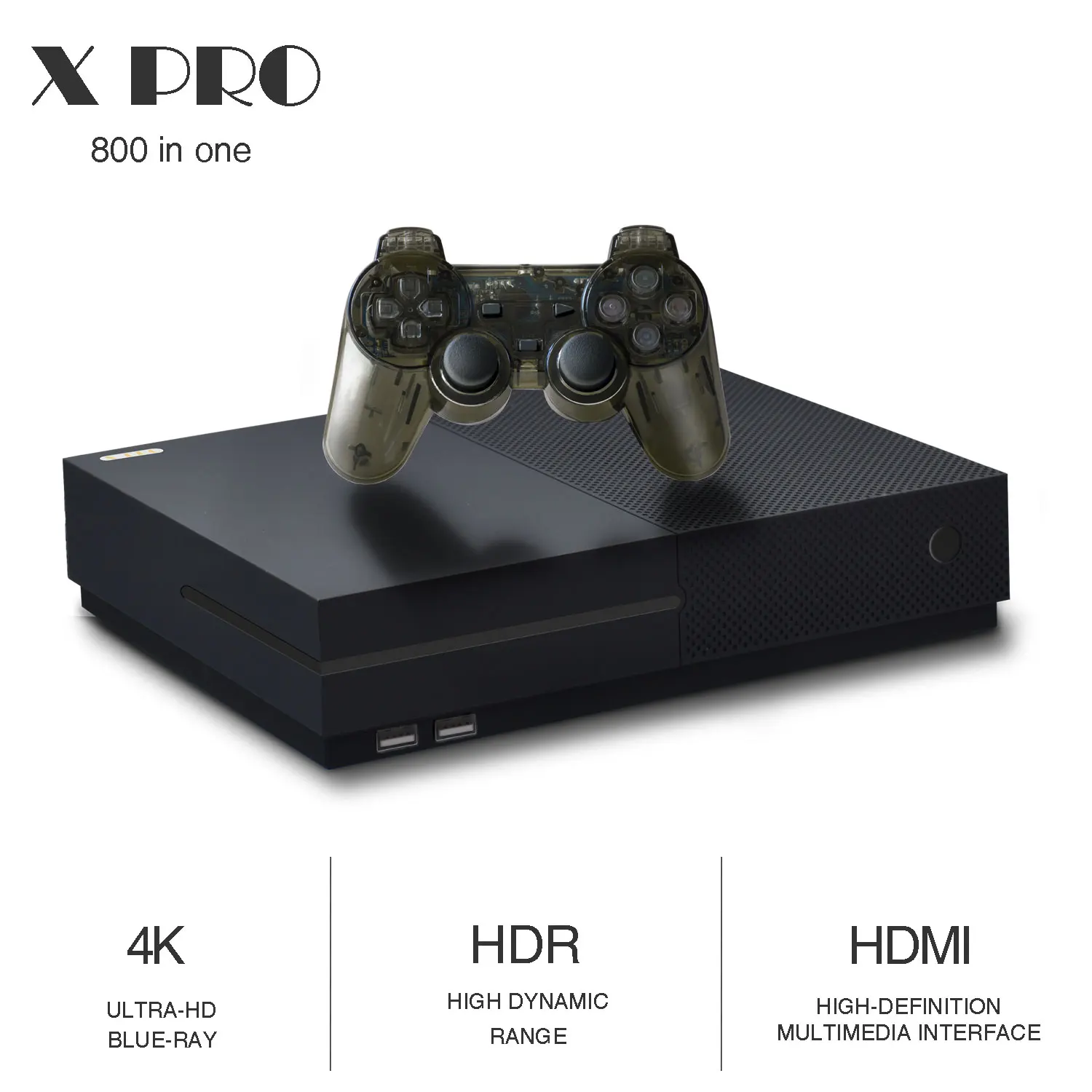 家庭用ゲーム機本体 X PRO 800 in 1 MJKJ Retro Game Console X Pro 800 in 1 - Support for