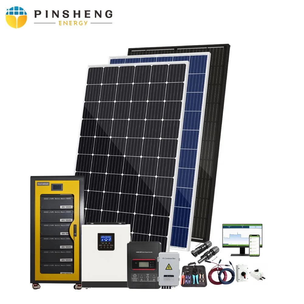 PINSHENG 100kWh 215kWh Lithium Battery Power Storage Energy Container System with 51.2V System Voltage for Factory Use Solar Power Battery System