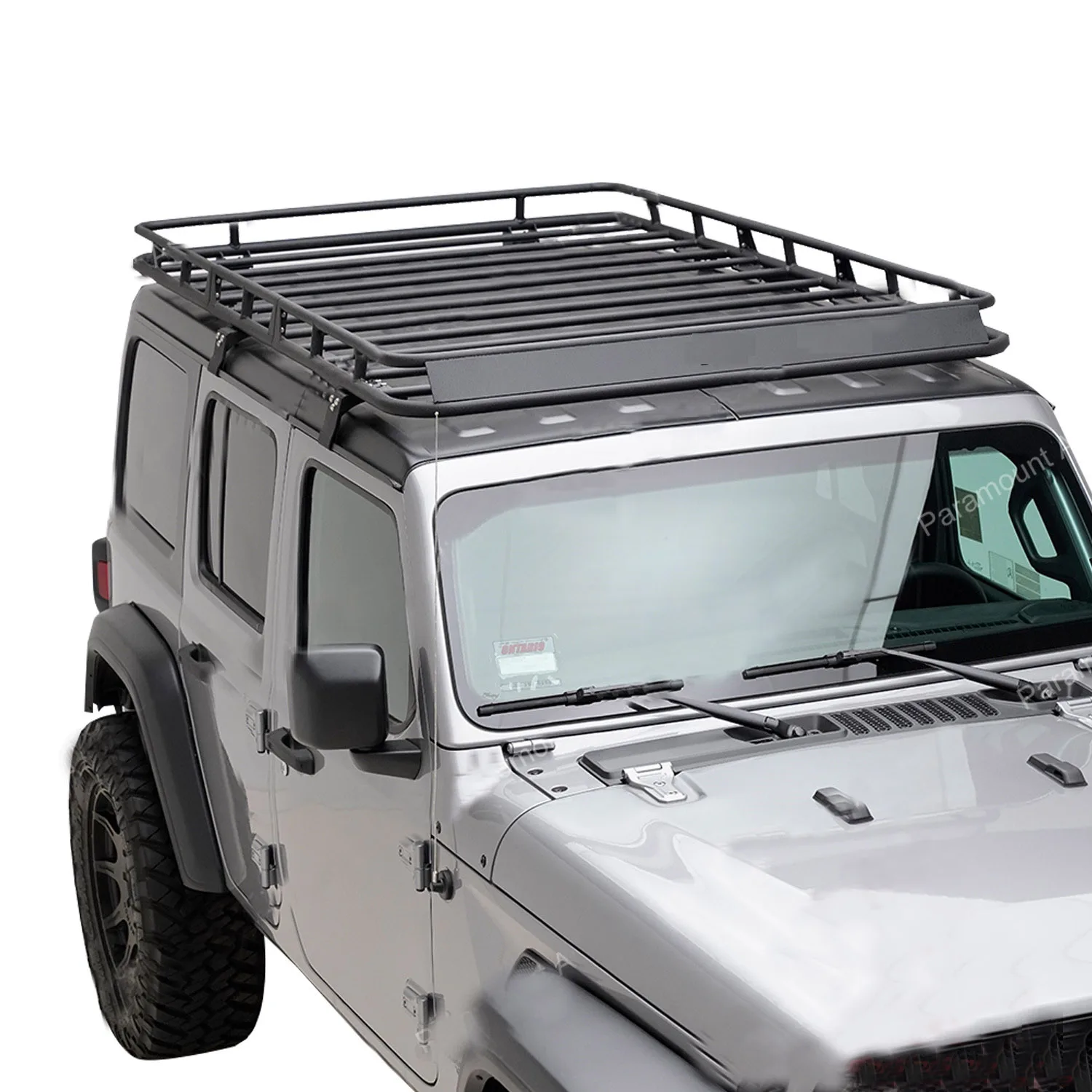 4wd Rack 4X4 Car Roof Rack with Ladder LED Light for Wrangler JK JKU JL