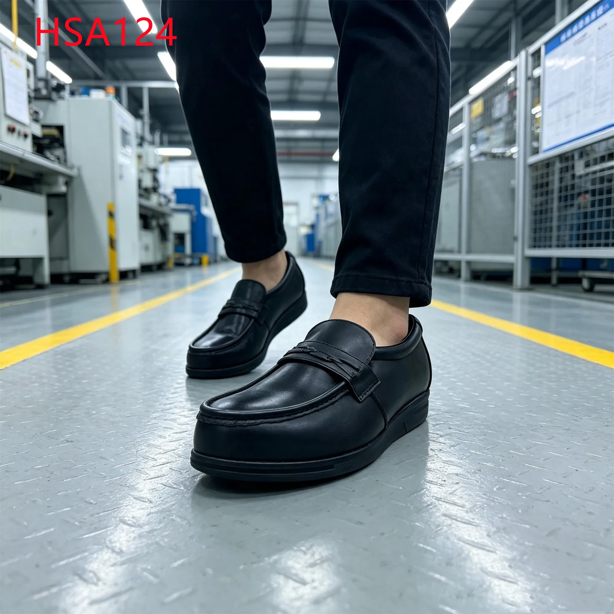 LXG,Workshop Supervision Pull-on Style Manager Safety Shoes Engineering Site Anti-hit 200J Hua Singh Men Working Shoes HSA124