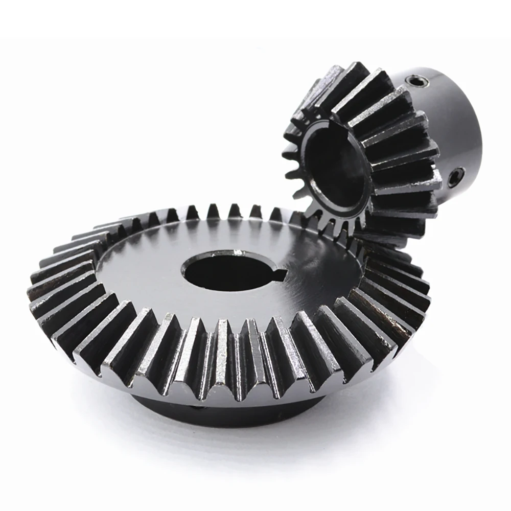 Support Customization 1:2 Bevel Gear 1 Mold/1.5 Mold/2 Mold 45 Steel Straight Bevel Gear 90 Degree Bevel Gear