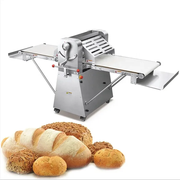 Stainless Steel Automatic Industrial Dough Press Machine Dough Roller Dough  Sheeter - China Table Top Dough Sheeter Machine, Dough Roller