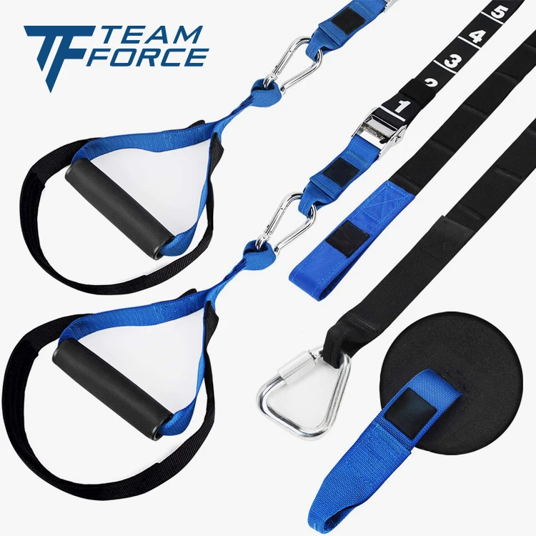 Набор регулируемых подвесных ремней для фитнеса домашний Тренировочный с дверным АНКЕРОМ