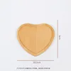 heart-shaped coaster