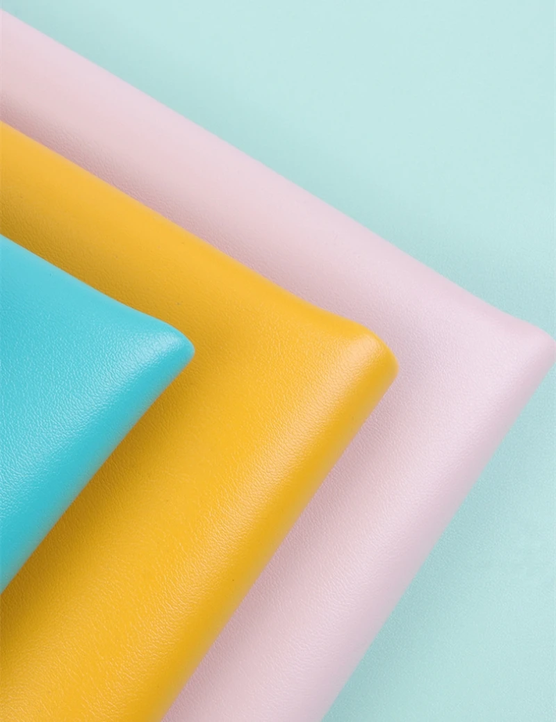 1.8mm Thickness PVC Leather with Sheepskin Grain Pattern and 37 Colors for Bags and Furniture