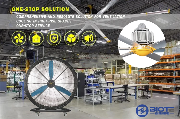 Ceiling Fan, HVLS, Portable - detail 24