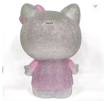 Здравствуйте комплект копилка подарок шикарная коробка для денег детей со стразами повседневной