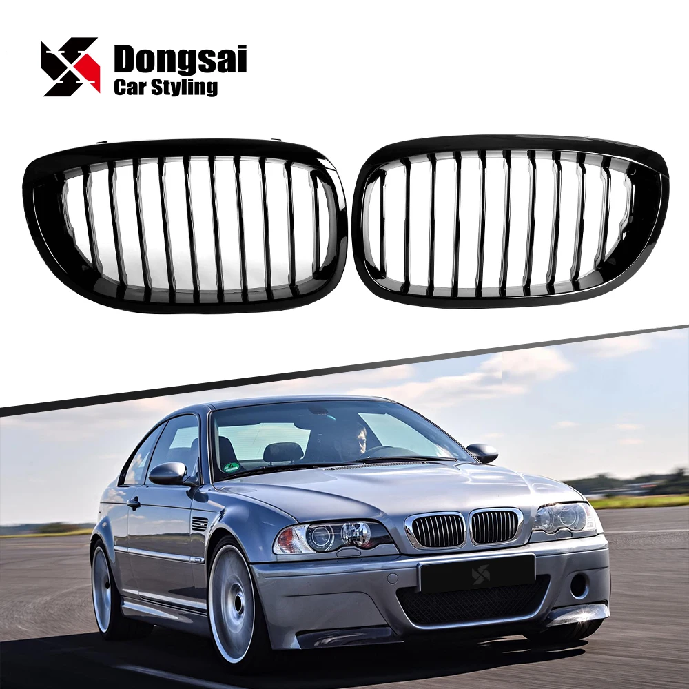 E46 Lci Matte Black Replacement Front Bumper Grill Grille For 2003 2004  2005 2006 3 Series Facelift - Buy E46 Grill,Kidney Grill For Bmw,Front  Grille For Bmw Product on Alibaba.com