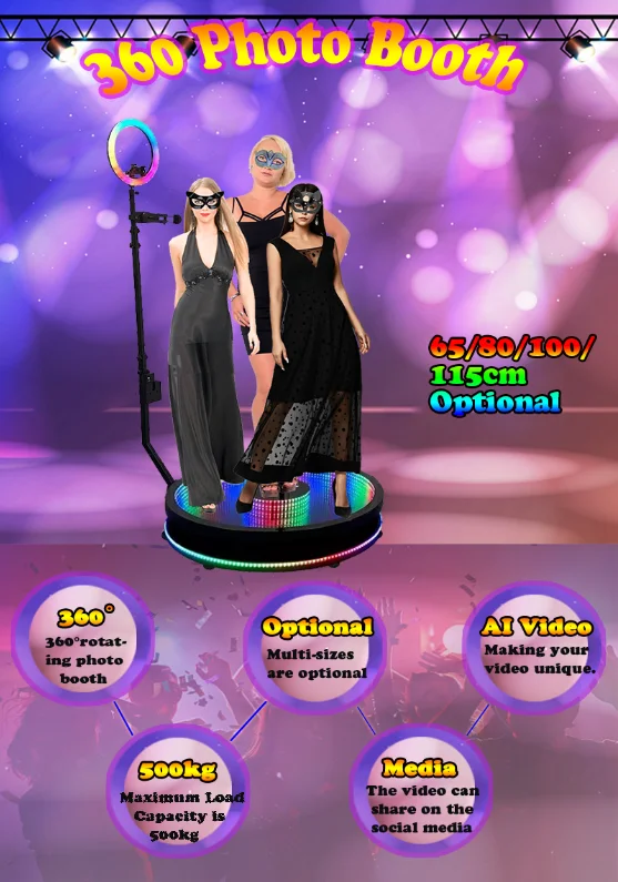 Highquality 360 Video Booth Us Warehouse 360 Degree Rotating Camera