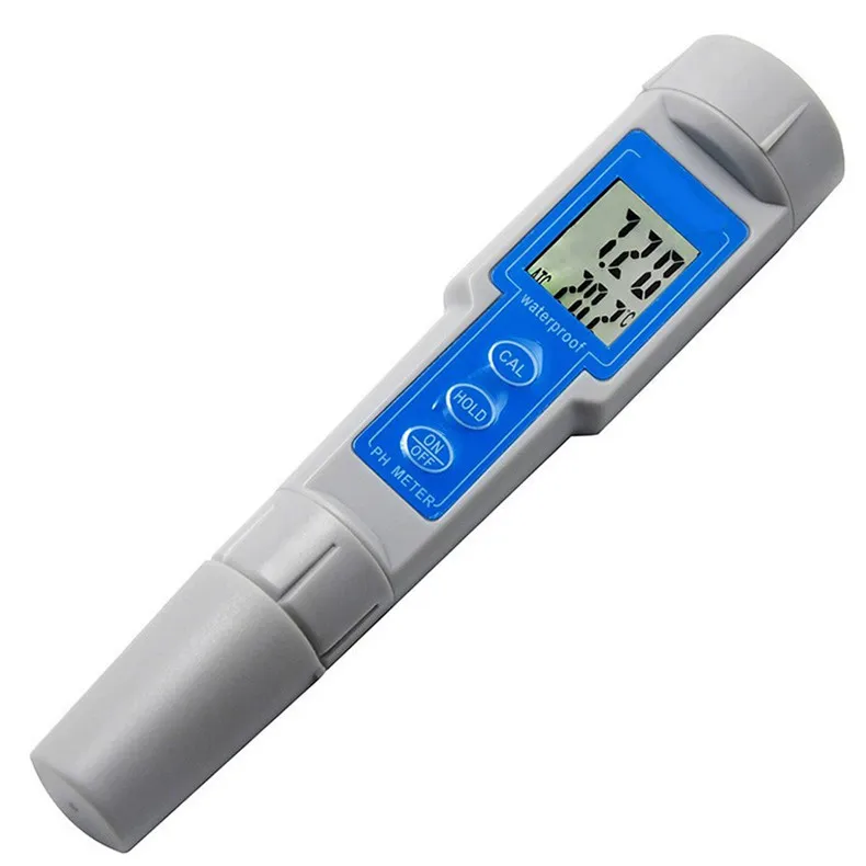 Shelok Portable Digital Display ph Tester Water Quality Tester Pen pH Meter