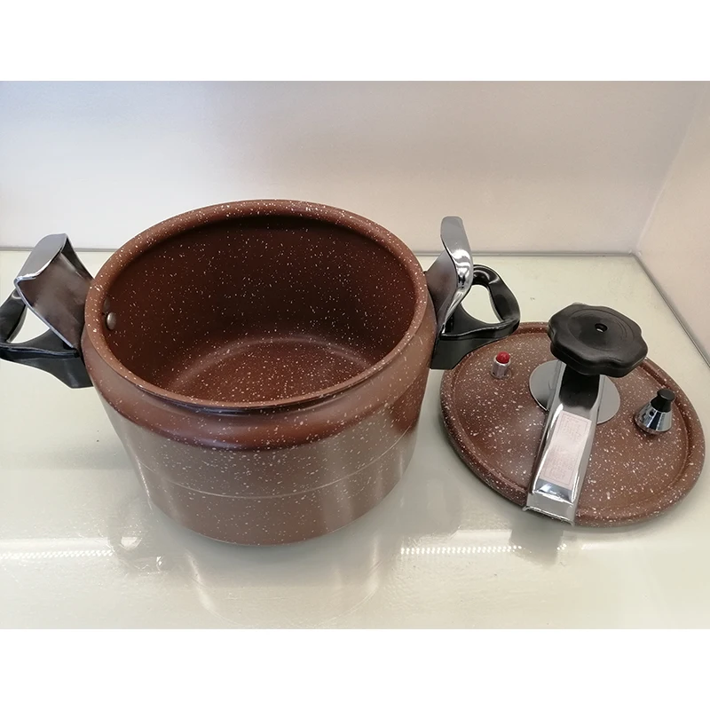 Скороварка во французском стиле с мраморным покрытием, скороварка из алюминиевого сплава