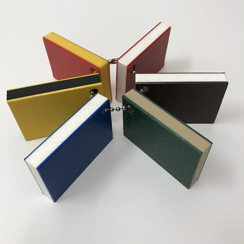 Factory Price Colorful HDPE Multilayer Sheet Textured Surface Color Core HDPE Sheet Sandwich HDPE Sheets