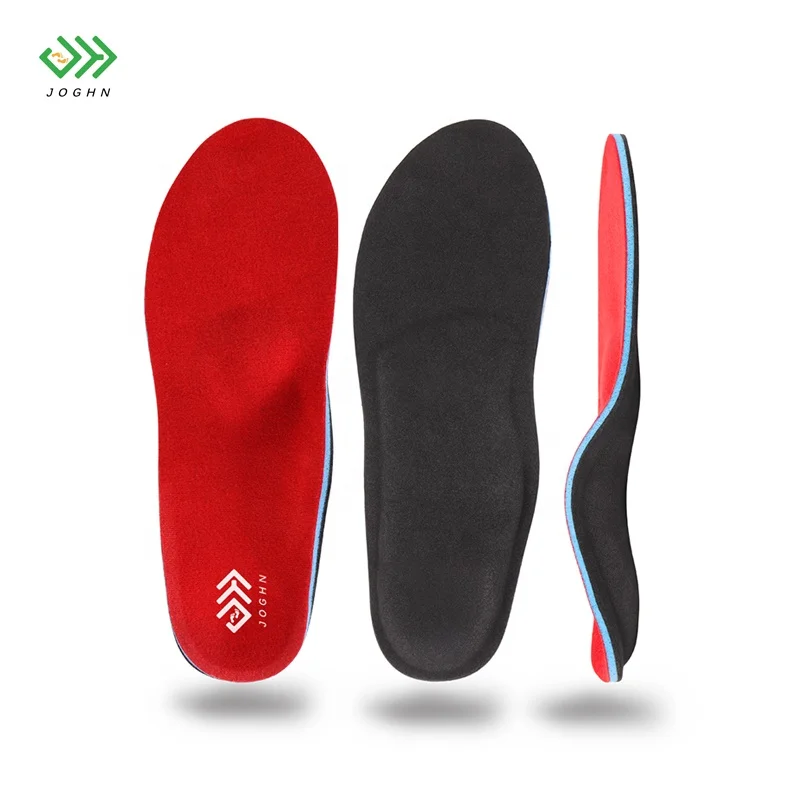 JOGHN OEM/ODM High Quality Comfortable Cushions Insole Orthotic Foot Arch Support Shoe Pad for Shoes