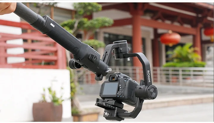 Carbon Fiber Bar Extension Pole Handheld Stabilizer Stick Rod 360mm for Studio Outdoor Macro Shooting Stabilizer DSLR Camera 
