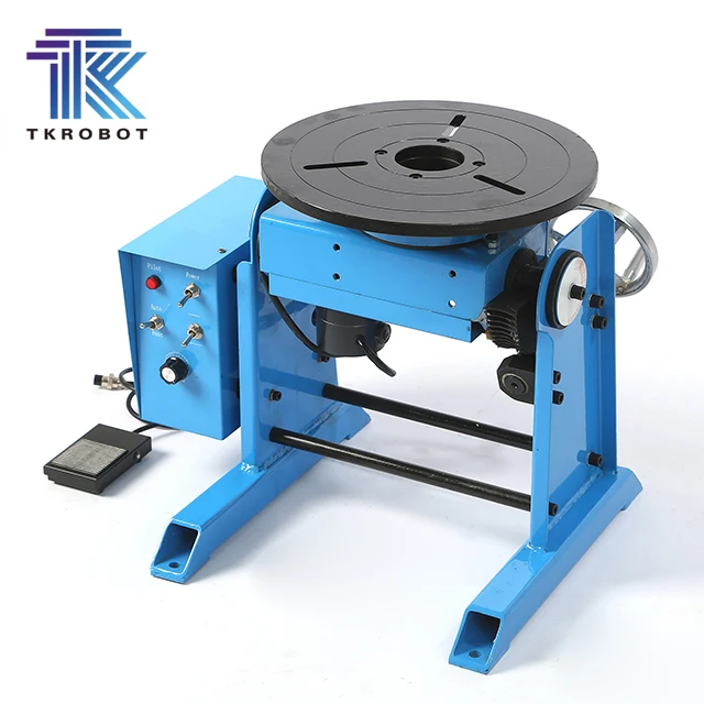 TKweld 220V Welding Positioner with Turntable Timing Through-Hole Core Bearing Designed for 220V Welder