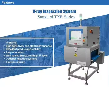 Small Can Food Industries Product X-ray Inspection Machine For Aluminum Packaging