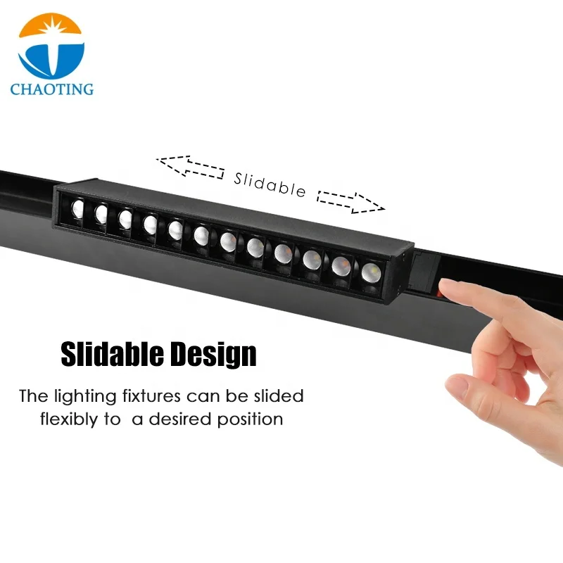 New Design 220V Linear SpotLight Surface Recessed Pendant Magnetic Track Light LED Track Lighting Magnetic Linear Track Lights