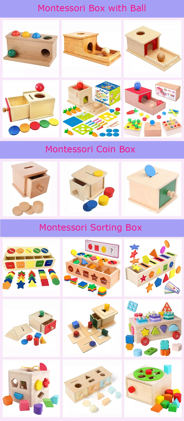 Manufacturer Custom Juguetes Sensoriales Educativos Montessori De ...