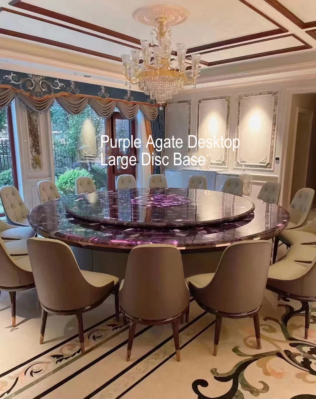 YDSTONE Exquisite Natural Luxury Polished Marble Dining Table - Perfect for Elegant Home Decor supplier