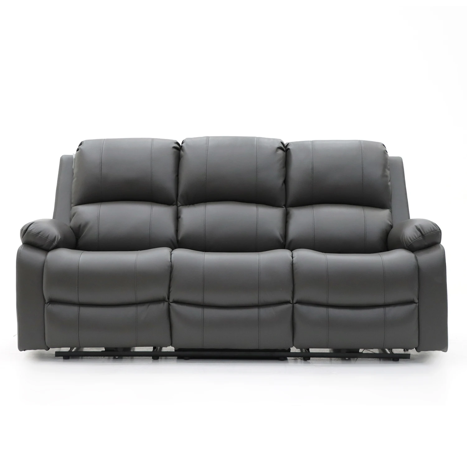 Geeksofa 3+2+1 Modern Air Leather Power Electric Motion Recliner Sofa