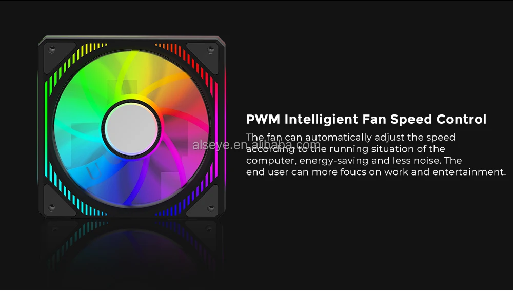 Alseye Mirror Infinite Lighting 120mm Argb Computer Cooling Fans Buy