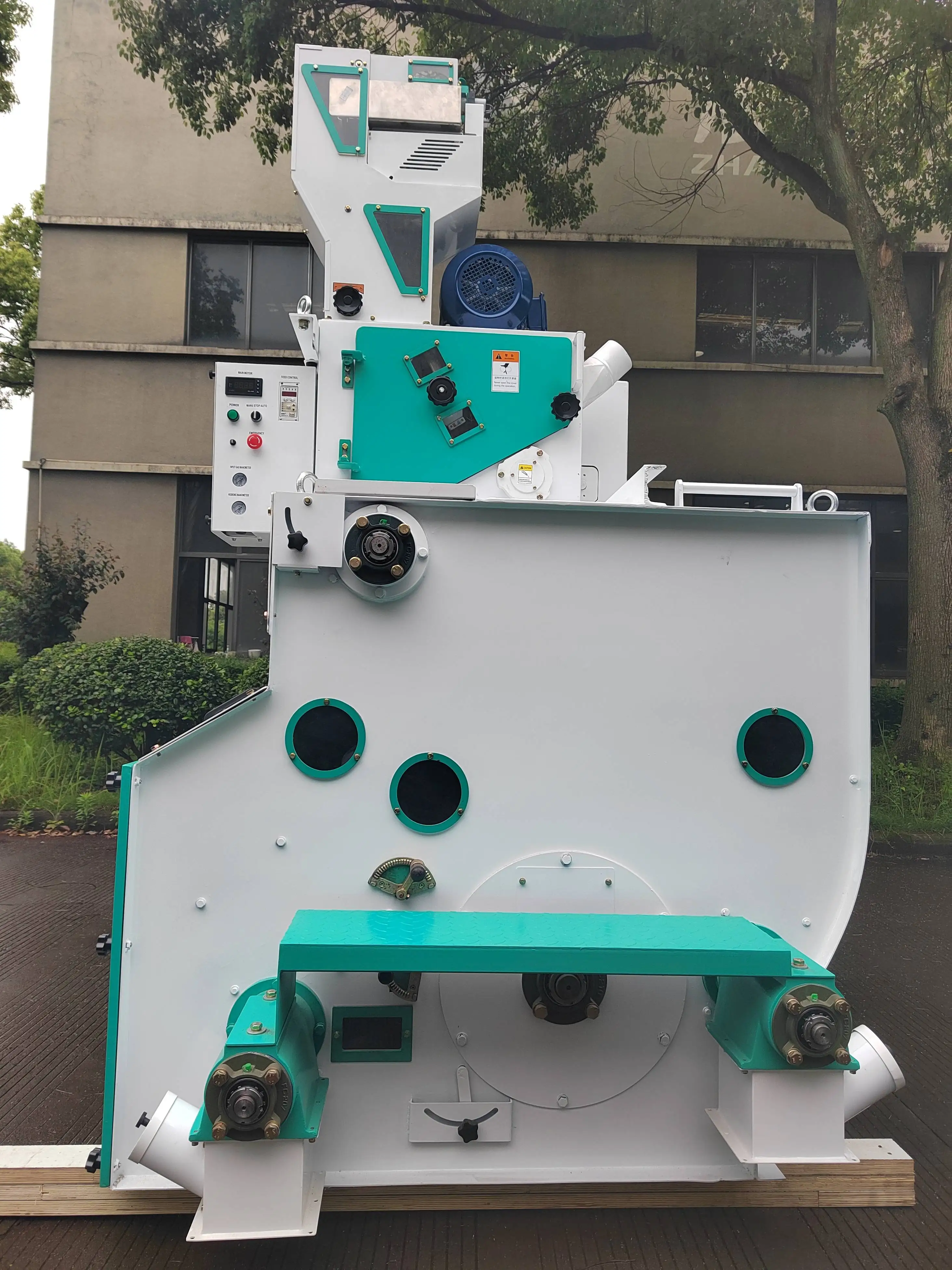 MLGX30B Automatic Rubber Roller Paddy Husker Paddy Separator Pneumatic Rice Husking Machine Rice Huller for rice mill plant