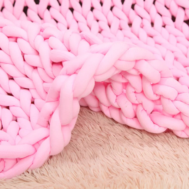 Супер мягкое и теплое не пролитое вязаное одеяло ручной работы с массивным утяжелением из синели