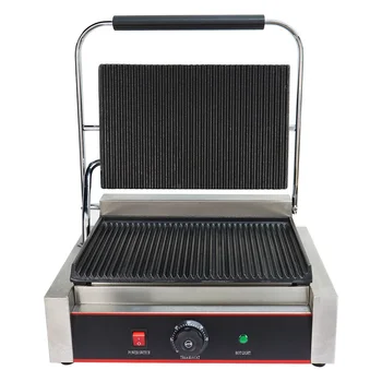 NEW Commercial Electric Sandwich Press Grill Sandwich Machine  DoubleContact Grill 220V