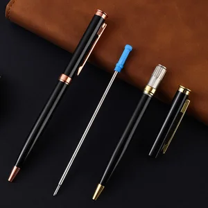 Metal Ballpoint Pen with Printable Logo for Advertising Hotels or Business Use