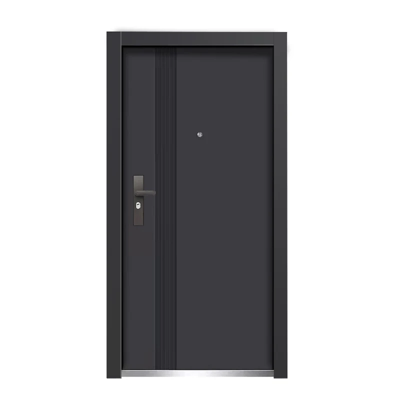 Phipulo Latest Design Cheap Price Luxury Style Hot Sale Exterior Security Steel Metal Door