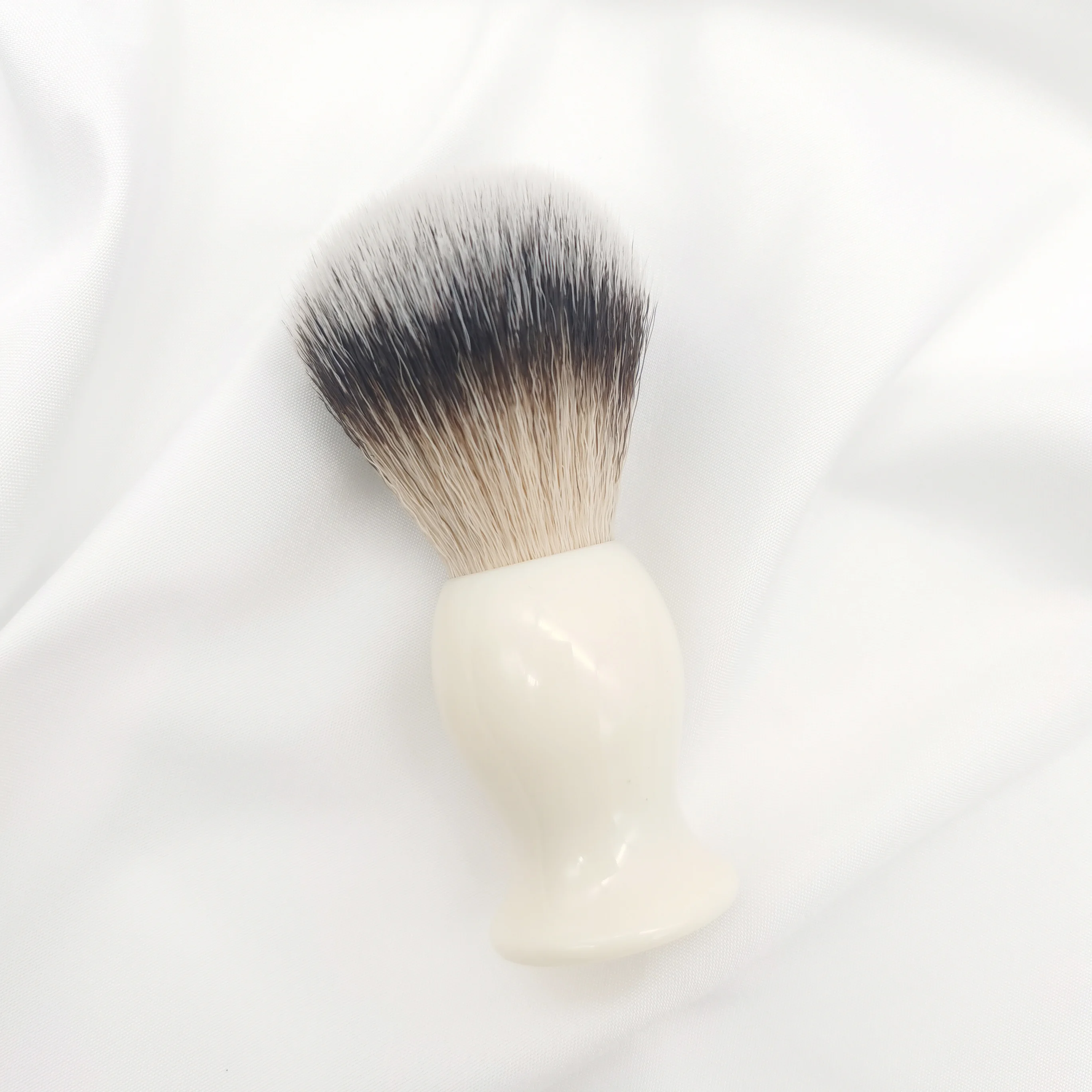 Echolly Premium Ivory White Resin Handle Shave Brush Men's Shaving
